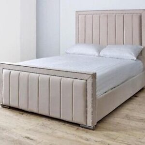 Upholstered Panel Bed Frame