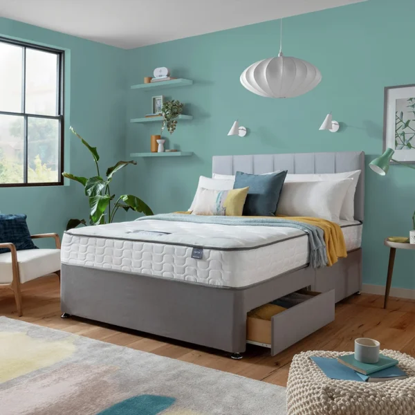 King Size Divan Bed with optional Mattress and Drawers - Image 3