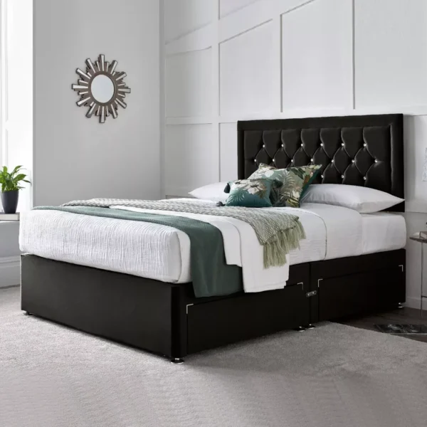 Super King Divan Bed with optional Mattress and Drawers - Image 4