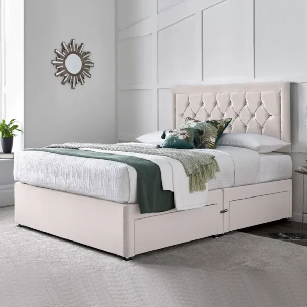 Super King Divan Bed with optional Mattress and Drawers - Image 5