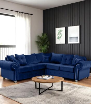 Ashwin Corner Sofa Blue