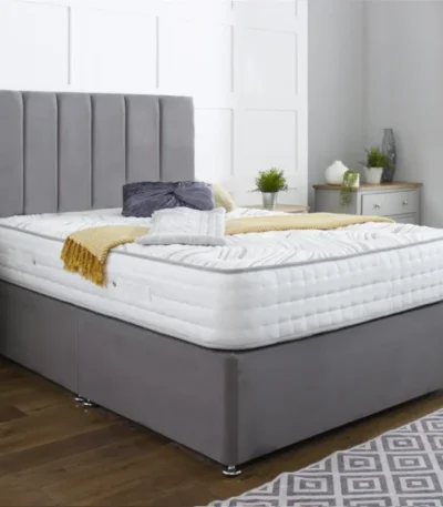 Small Double Divan Bed with Mattress and Headboard Included