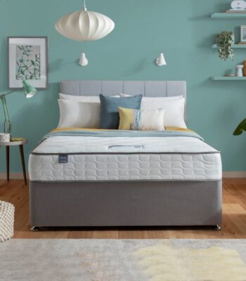 Double Divan Bed with Mattress and Headboard Included
