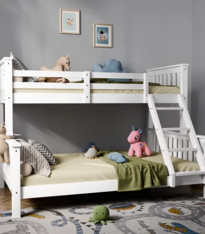 Triple Wooden Bunk Bed