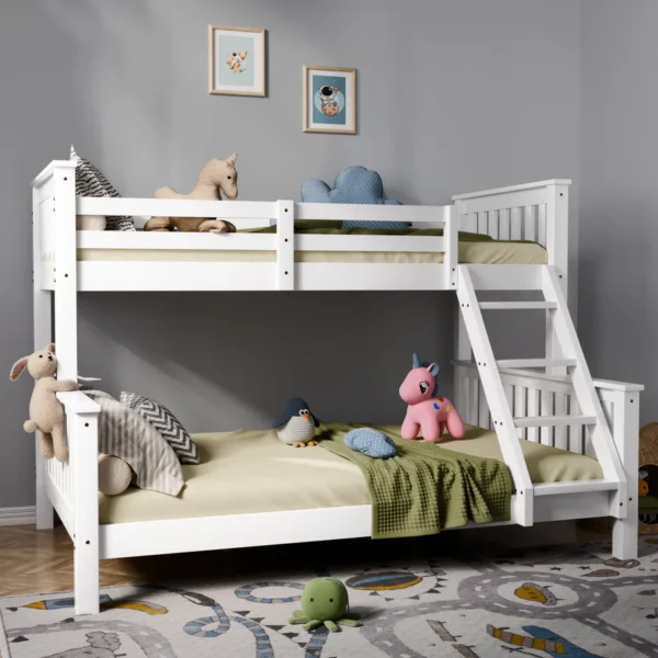 Triple Wooden Bunk Bed