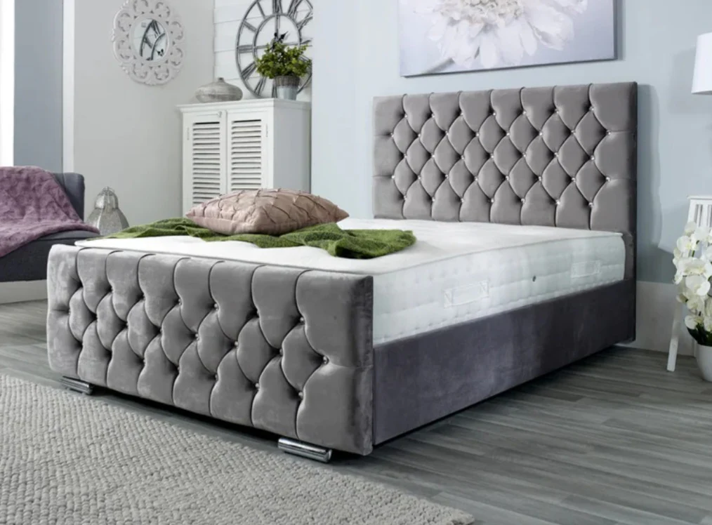 Plush Velvet Florida Bed Frame