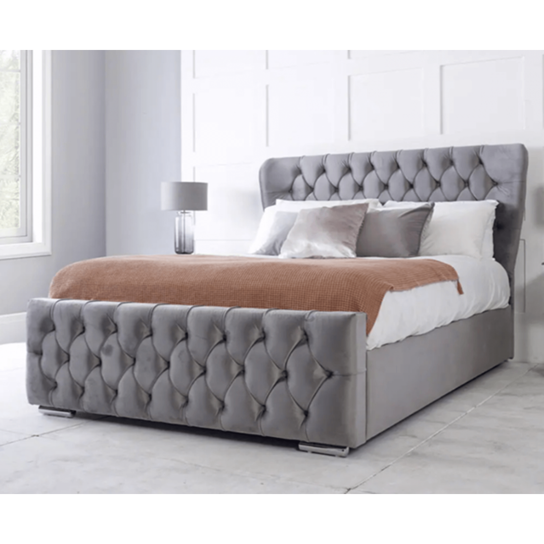 Luxury Oxford Wing Bed Frame Luxury Oxford Wing Bed Frame