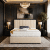 Cream Double Divan Bed